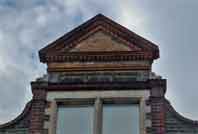 I think this is a pediment, but it may just be pointless! There are quite a few around, this one is in East Street.