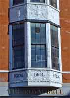 A bow window at the Royal Bell in the High Street.