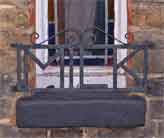 Neat place to put the daily milk delivery at this Victorian house off Ravensbourne Avenue.